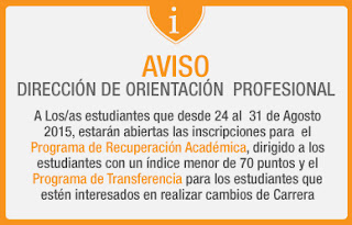 Programa de Recuperació Académica y Programa de Transferencia