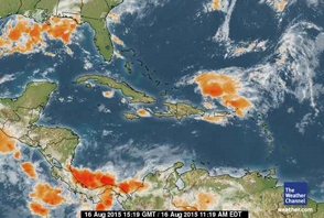 Vaguada y onda tropical provocarán aguaceros esta noche en algunas regiones