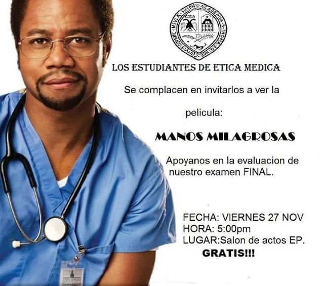 Invitación a Película "Manos Milagrosas"