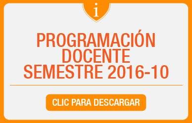 Programación docente 2016-1