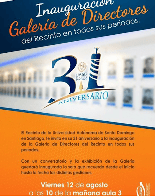 Inauguración Galería de Directores UASD Recinto Santiago 8 Inauguración Galería de Directores UASD Recinto Santiago