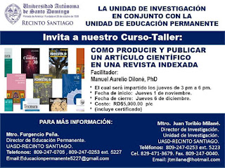 Curso taller: ¿Cómo producir y publicar un artículo científico en una revista indexada?