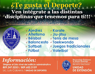 ¿Te gusta el deporte? Ven intégrate - UASD Recinto Santiago