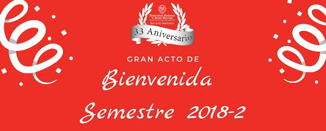 Actividad de bienvenida del semestre 2018-2 UASD