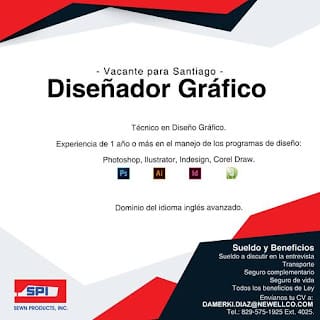 Vacante: Diseñador Gráfico (Técnico) en Santiago 3 Vacante: Diseñador Gráfico (Técnico) en Santiago