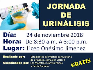 Jornada de Urinálisis UASD Santiago 3 Jornada de Urinálisis UASD Santiago