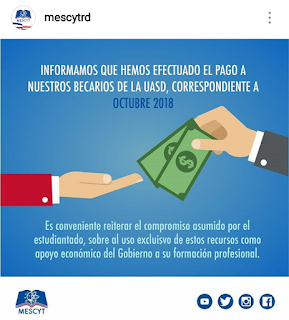 MESCyT informa a los estudiantes becados UASD