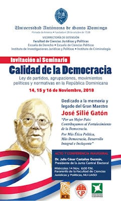 Seminario académico sobre "LEY DE PARTIDOS POLÍTICOS"