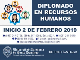 Diplomado en Recursos Humanos. UASD - Santiago