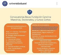 Convocatoria de Becas: Fundación Carolina 7 Convocatoria de Becas: Fundación Carolina