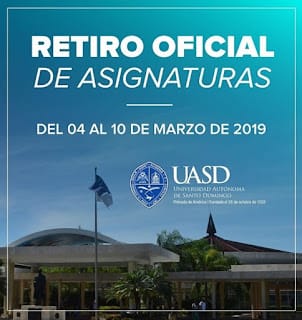 retiro oficial de la uasd