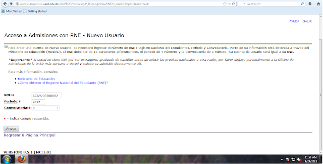 INSTRUCTIVO: "Cómo hacer admisión en linea" UASD"