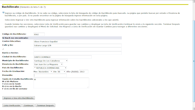 INSTRUCTIVO: "Cómo hacer admisión en linea" UASD"