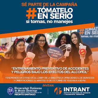 Se parte de la Campaña: #TómateloEnSerio 2 Se parte de la Campaña: #TómateloEnSerio
