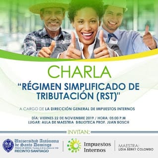 CHARLA: "Régimen simplificado de tributación (RST)" UASD