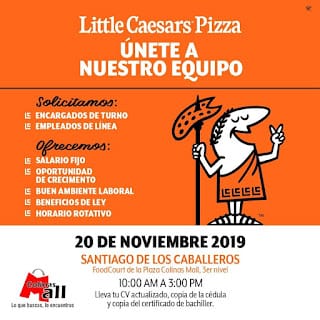 FERIA DE EMPLEO - Little Caesars Pizza