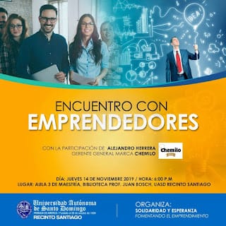 ENCUENTRO CON EMPRENDEDORES - UASD SANTIAGO