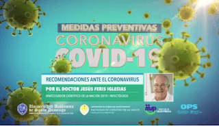 Recomendaciones ante el COVID-19 (CORONAVIRUS) UASD 4 Recomendaciones ante el COVID-19 (CORONAVIRUS) UASD