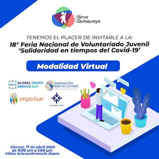 Feria Nacional de Voluntariado Juvenil "Solidaridad en tiempos del Covid-19"