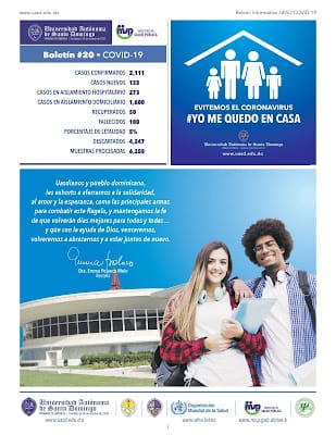 BOLETÍN INFORMATIVO UASD COVID-19, ABRIL 2020