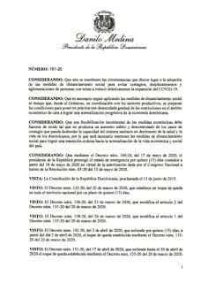 Se extiende el toque de queda con nuevo horario en Rep. Dom.