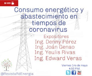 Live: "Consumo energético y abastecimiento en tiempos de Coronavirus"