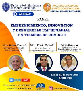 PANEL: Emprendimiento, Innovación y Desarrollo Empresarial en tiempos de COVID-19