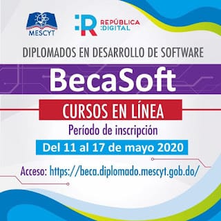 Diplomados en Desarrollo de Software - MESCyT - Becas