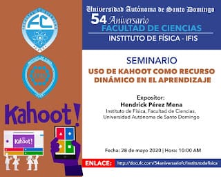 Seminario virtual: “Uso de Kahoot como recurso dinámico en el aprendizaje"