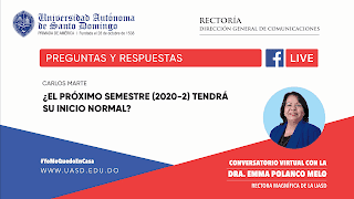 Video: ¿El próximo semestre (2020-2) tendrá su inicio normal? UASD