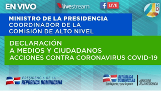 EN VIVO: Nuevas acciones contra el corona virus - Ministro de la Presidencia.