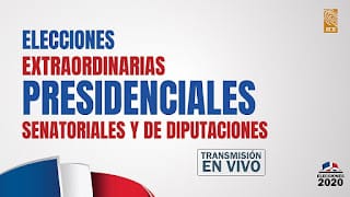 EN VIVO: Resultados Elecciones Extraordinarias Presidenciales, Senatoriales y de Diputaciones