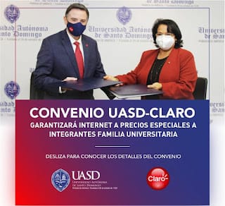 Conozca los detalles del convenio firmado entre la UASD y CLARO que garantiza precios especiales a integrantes de la familia universitaria.