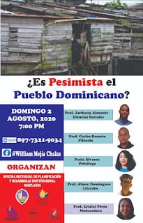 Conversatorio virtual: ¿Es pesimista el Pueblo Dominicano?