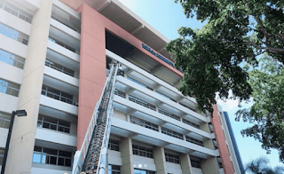 Aviso sobre el incendio UASD SEDE