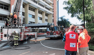 Aviso sobre el incendio UASD SEDE