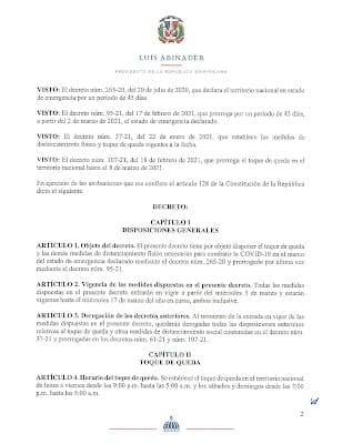 Nuevo horario del toque de queda a partir del 3 de marzo 2021 4 Nuevo horario del toque de queda a partir del 3 de marzo 2021