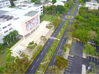 UASD y Obras Públicas remozan estructura vial de sede central