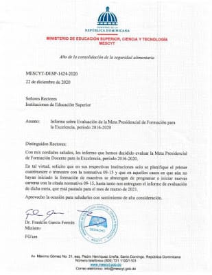Mescyt revisa meta para formar maestros 3 Mescyt revisa meta para formar maestros