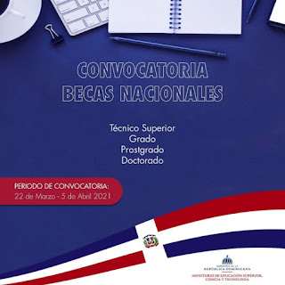 CONVOCATORIA BECAS NACIONALES 2021 - FORMULARIO Y REQUISITOS