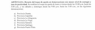 Gobierno dispone nuevo horario de toque de queda en todo el país