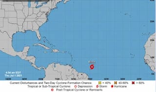 Se forma la tormenta tropical Elsa