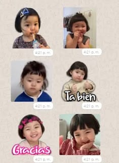 ¿Quién es esta niña que tanto usan para stickers de WhatsApp?