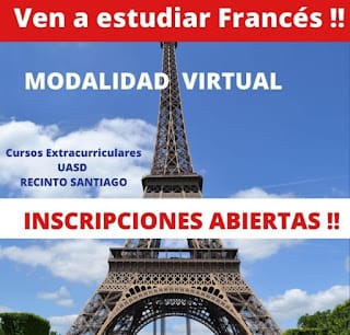 Curso extracurricular de Francés - Modalidad Virtual - UASD Recinto Santiago