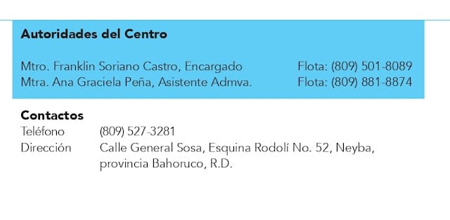 UASD Subcentro Neyba 2 UASD Subcentro Neyba