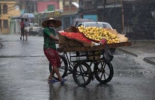 Onamet prevé la ocurrencia de chubascos sobre algunas regiones este martes