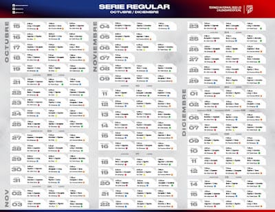 LIDOM da a conocer calendario de torneo 2022-23; arranca el 15 de octubre