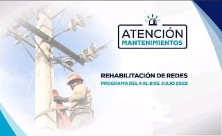 ATENCION MANTENIMIENTO EDENORTE - Rehabilitación de Redes del 4 al 8 de julio 2022 5