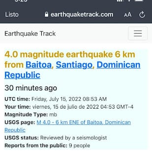 Sismo de magnitud 4.0 se siente en Santiago y zona norte 9 Sismo de magnitud 4.0 se siente en Santiago y zona norte