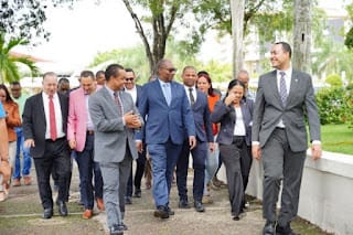 Rector Editrudis Beltrán anuncia reparación Aula Magna y Biblioteca Central de la UASD